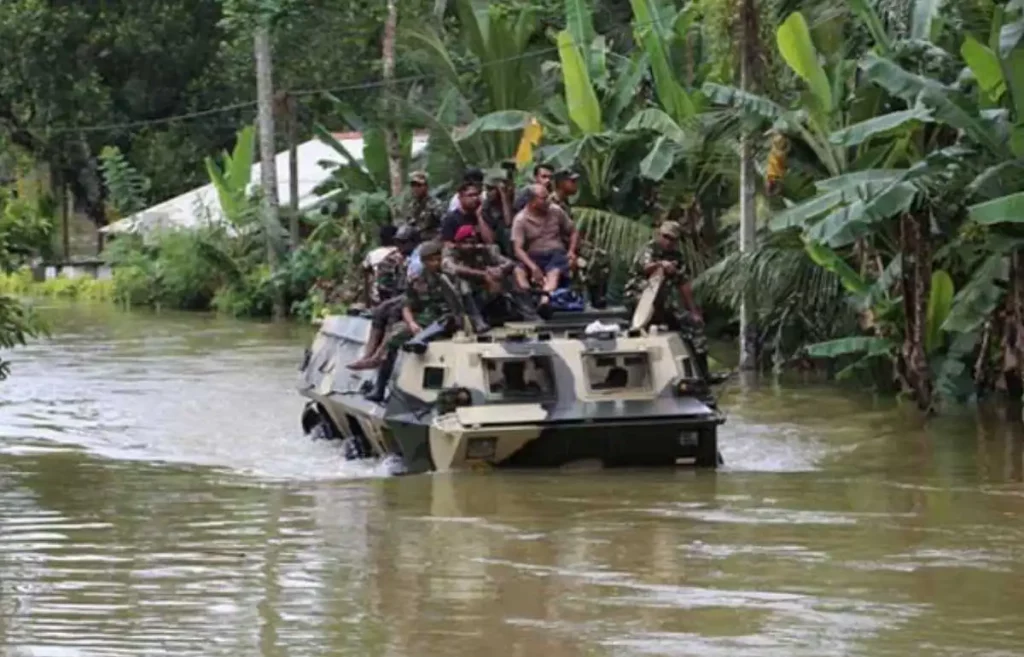 ආපදා සහන කටයුතු සඳහා හමුදා භටයන් 600ක්