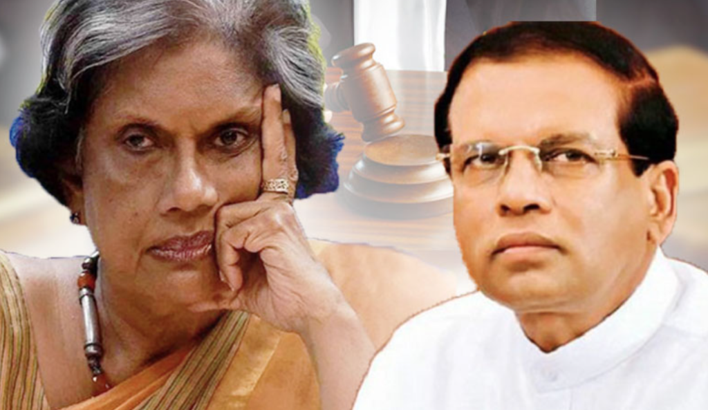 මෛත්රීගේ සභාපති ධූරයට වාරණයක්