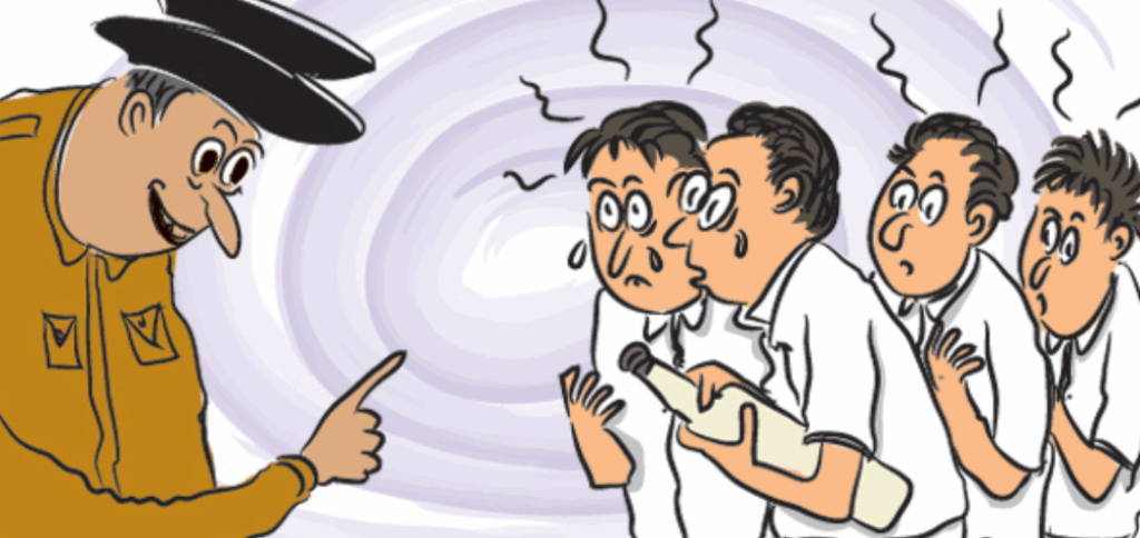 ළමා දිනය සමරන්න සිසුවෝ 4ක් පාසලට අරක්කු ගෙනත්