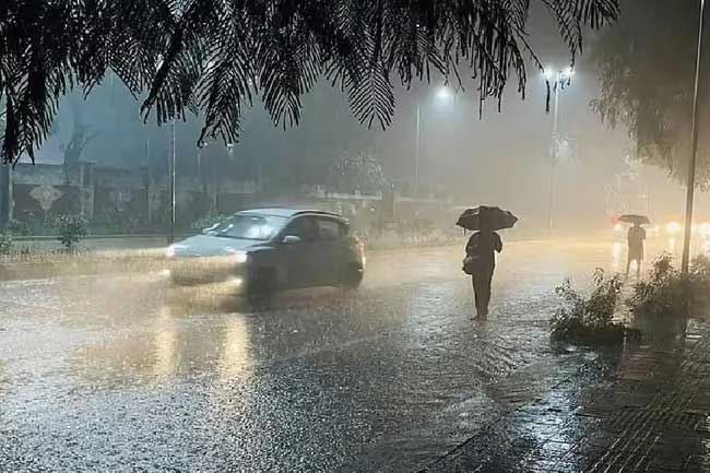 තද වැසි පිළිබඳ අවවාදාත්මක නිවේදනයක්