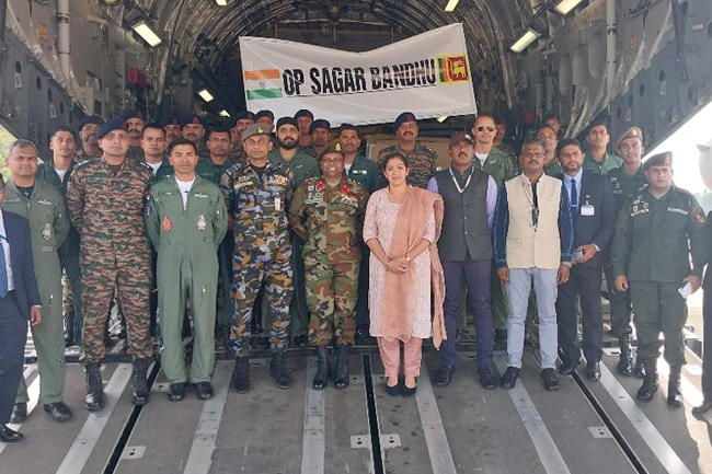 ඉන්දීය ආපදා ආධාර රැගත් 09වැනි ගුවන් යානයත් කටුනායකට