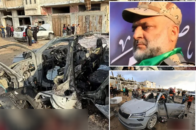 ඊශ්රායල ප්රහාරයකින් හමාස් නායකයෙකු මරුට