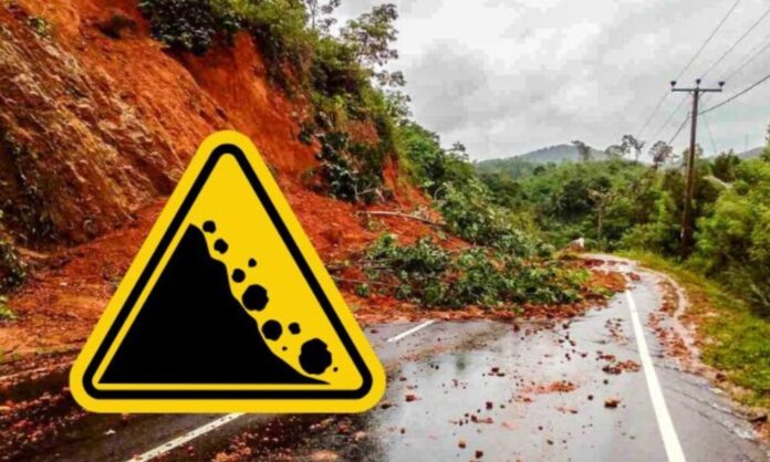 දිස්ත්රික්ක 5කට තවදුරටත් නායයෑම් රතු නිවේදන