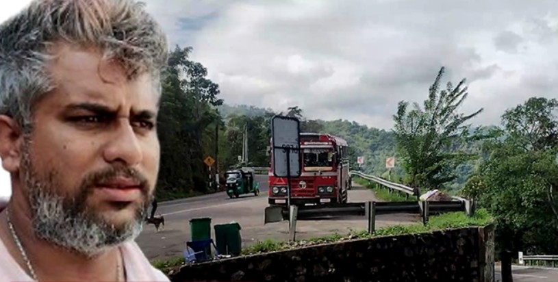 අඩි දහස් ගණනක ප්රපාතයට යන්න ගිය බස්රථය වේල්ලකට අල්ලා නතර කළ බස් රියදුරා