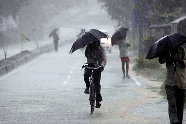 දිස්ත්රික්ක කිහිපයකට පස්වරු 2.00න් පසු වැසි