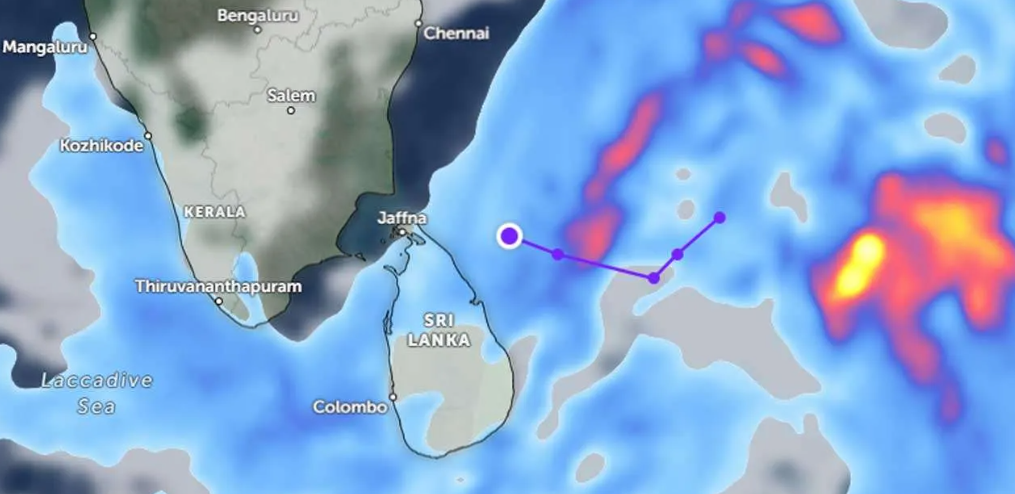 ප්රදේශ කිහිපයකට මි.මී. 100 ඉක්මවූ තද වැසි