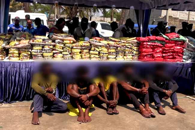 මත්ද්රව්ය සහ ආයුධ සමග අත්අඩංගුවට ගත් අයගේ තොරතුරු හෙළි වෙයි