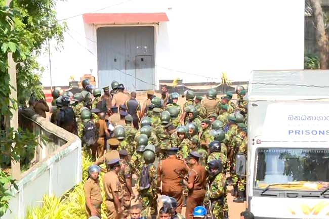 මීගමුව බන්ධනාගාර ගැටුමින් මියගිය ගණන 25ක් දක්වා ඉහළට – 100කට තුවාල